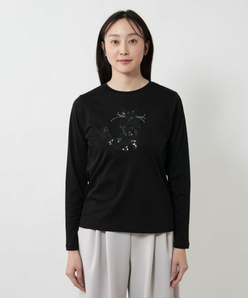 NEMIKA / ネミカ カットソー | キャットモチーフカットソー【PUPULA】 | 詳細7