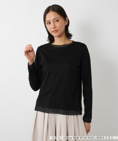 NEMIKA / ネミカ カットソー | シアートリムロングスリーブトップス【PUPULA】