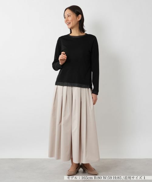 NEMIKA / ネミカ カットソー | シアートリムロングスリーブトップス【PUPULA】 | 詳細10