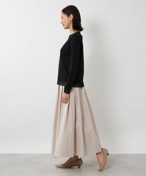 NEMIKA / ネミカ カットソー | シアートリムロングスリーブトップス【PUPULA】 | 詳細11