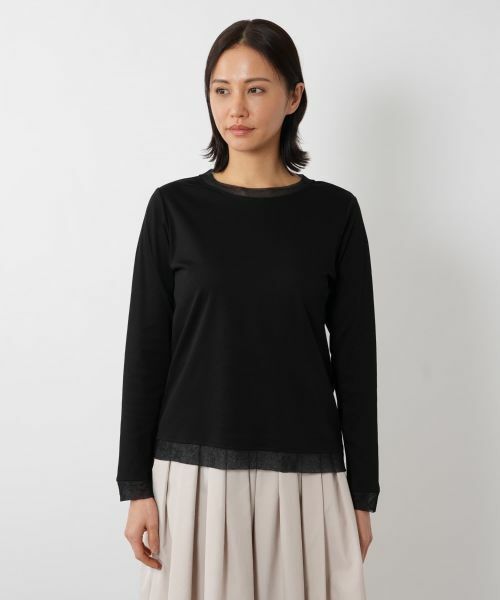 NEMIKA / ネミカ カットソー | シアートリムロングスリーブトップス【PUPULA】 | 詳細13