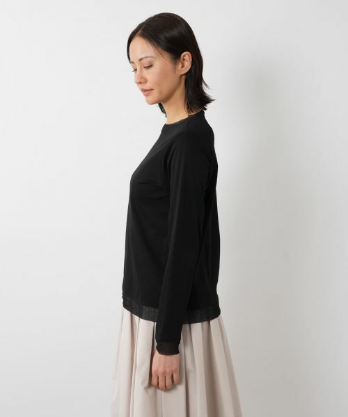 NEMIKA / ネミカ カットソー | シアートリムロングスリーブトップス【PUPULA】 | 詳細14