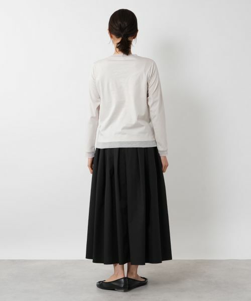 NEMIKA / ネミカ カットソー | シアートリムロングスリーブトップス【PUPULA】 | 詳細3