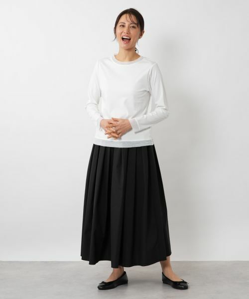 NEMIKA / ネミカ カットソー | シアートリムロングスリーブトップス【PUPULA】 | 詳細4