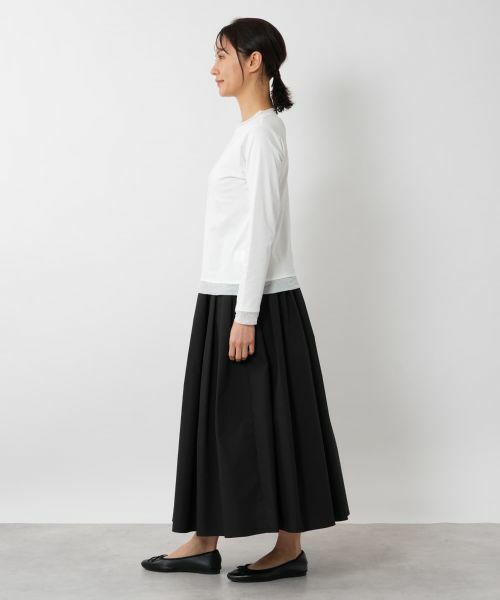 NEMIKA / ネミカ カットソー | シアートリムロングスリーブトップス【PUPULA】 | 詳細5