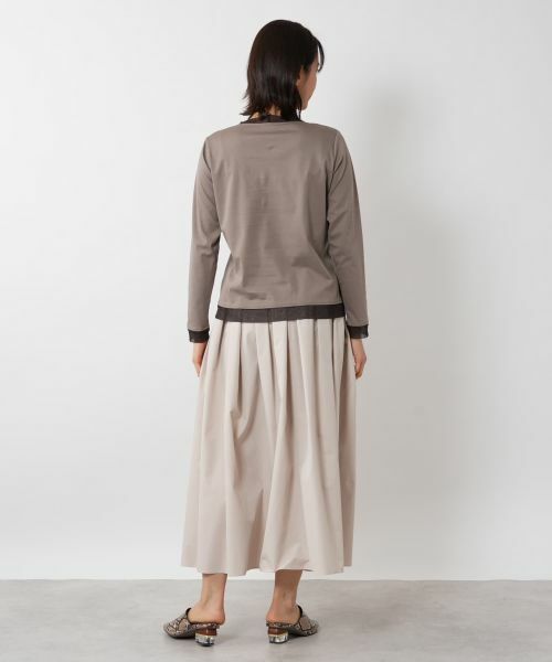 NEMIKA / ネミカ カットソー | シアートリムロングスリーブトップス【PUPULA】 | 詳細9