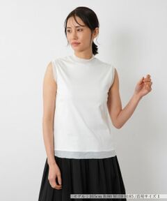 NEMIKA / ネミカ カットソー | シアートリムノースリーブトップス【PUPULA】