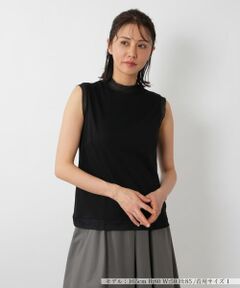 NEMIKA / ネミカ カットソー | シアートリムノースリーブトップス【PUPULA】
