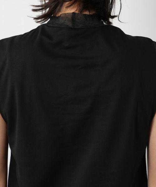 NEMIKA / ネミカ カットソー | シアートリムノースリーブトップス【PUPULA】 | 詳細17