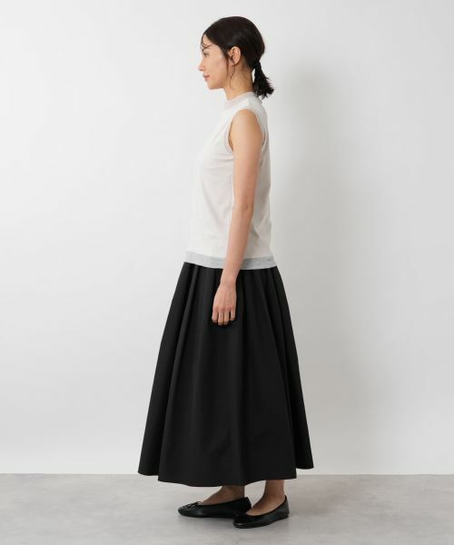 NEMIKA / ネミカ カットソー | シアートリムノースリーブトップス【PUPULA】 | 詳細2