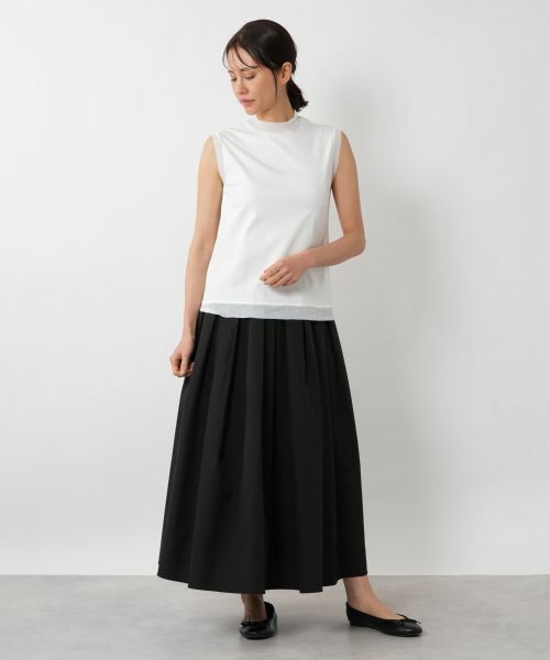 NEMIKA / ネミカ カットソー | シアートリムノースリーブトップス【PUPULA】 | 詳細4