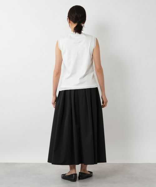 NEMIKA / ネミカ カットソー | シアートリムノースリーブトップス【PUPULA】 | 詳細6