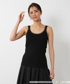 NEMIKA / ネミカ キャミソール・チューブトップ | シアートリムタンクトップ【PUPULA】