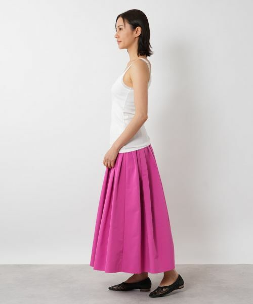 NEMIKA / ネミカ キャミソール・チューブトップ | シアートリムタンクトップ【PUPULA】 | 詳細2