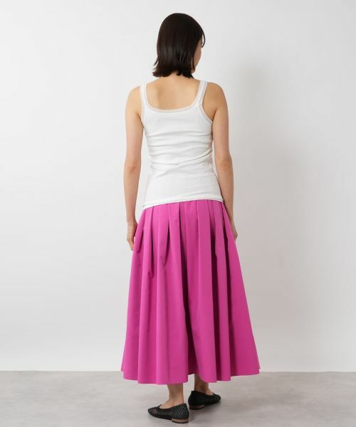 NEMIKA / ネミカ キャミソール・チューブトップ | シアートリムタンクトップ【PUPULA】 | 詳細3