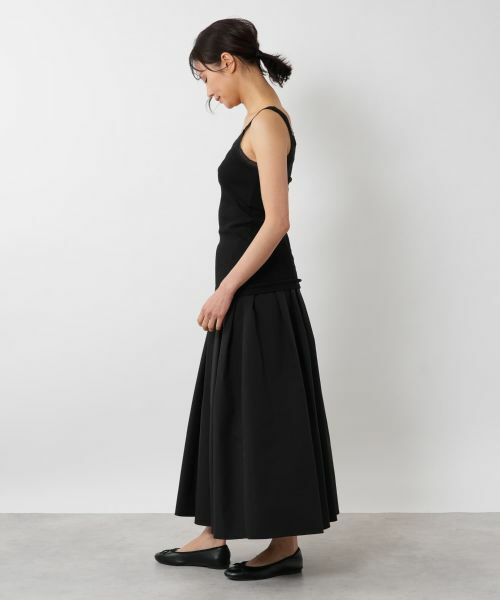 NEMIKA / ネミカ キャミソール・チューブトップ | シアートリムタンクトップ【PUPULA】 | 詳細5