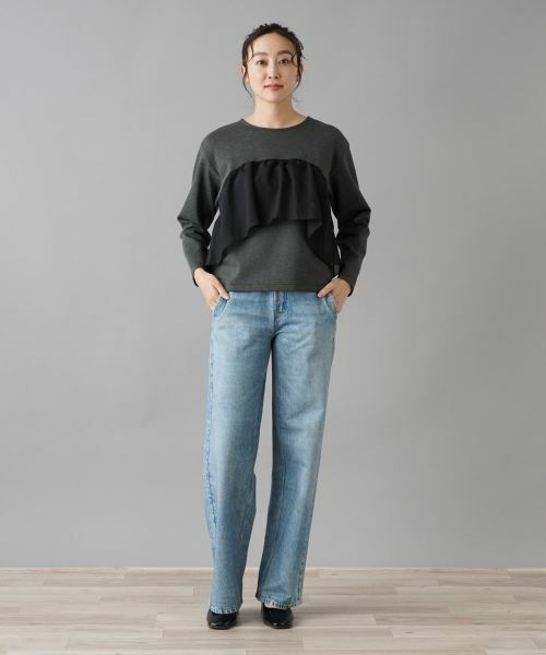 NEMIKA / ネミカ カットソー | ドレープフリルプルオーバー【PUPULA】 | 詳細1