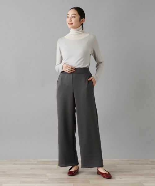 NEMIKA / ネミカ その他パンツ | 裏起毛ワイドパンツ【PUPULA】 | 詳細4