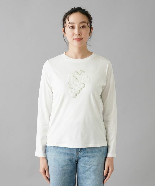 NEMIKA / ネミカ Tシャツ | ブドウモチーフデザイントップス【PUPULA】 | 詳細8