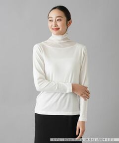 NEMIKA / ネミカ カットソー | シアーハイネックプルオーバー【PUPULA】