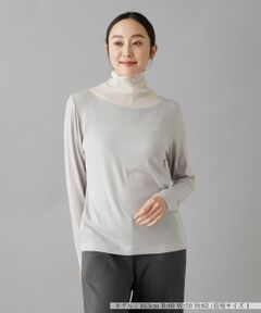 NEMIKA / ネミカ カットソー | シアーハイネックプルオーバー【PUPULA】