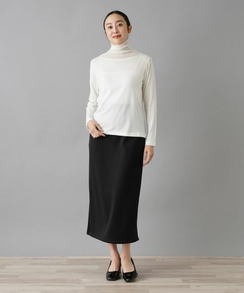 NEMIKA / ネミカ カットソー | シアーハイネックプルオーバー【PUPULA】 | 詳細1