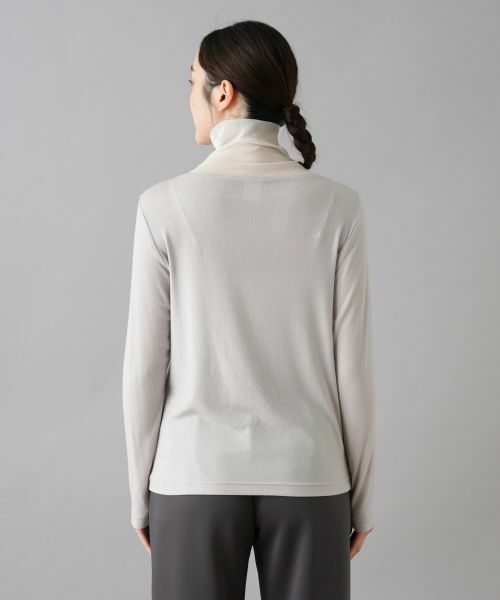 NEMIKA / ネミカ カットソー | シアーハイネックプルオーバー【PUPULA】 | 詳細12