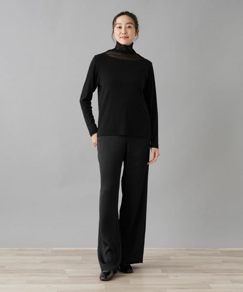 NEMIKA / ネミカ カットソー | シアーハイネックプルオーバー【PUPULA】 | 詳細4