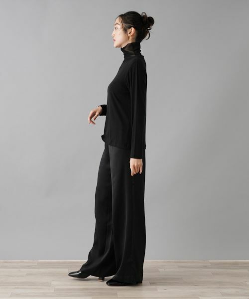 NEMIKA / ネミカ カットソー | シアーハイネックプルオーバー【PUPULA】 | 詳細5