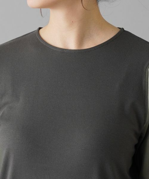 NEMIKA / ネミカ カットソー | 異素材切替デザイントップス【PUPULA】 | 詳細13