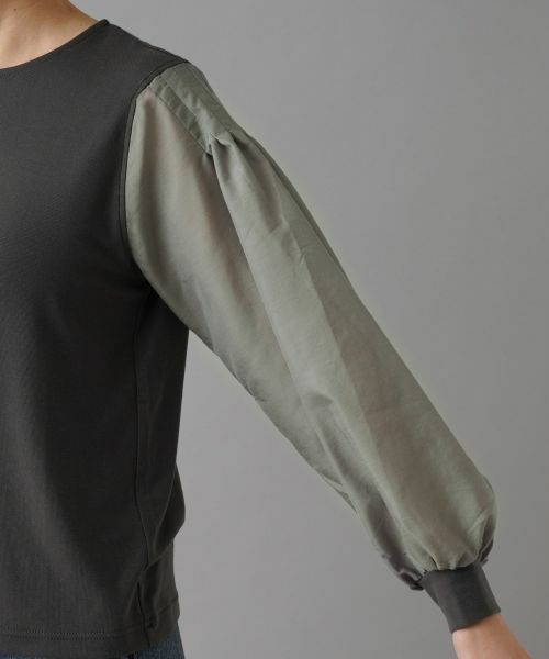 NEMIKA / ネミカ カットソー | 異素材切替デザイントップス【PUPULA】 | 詳細15