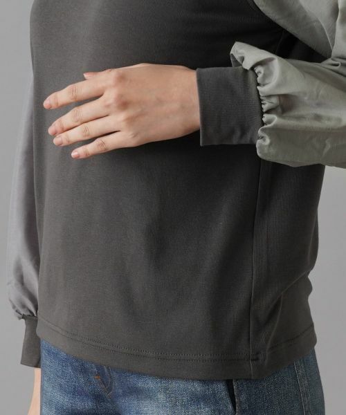 NEMIKA / ネミカ カットソー | 異素材切替デザイントップス【PUPULA】 | 詳細17