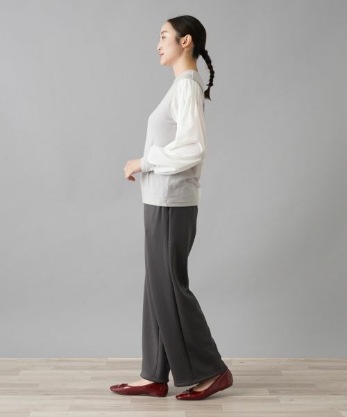 NEMIKA / ネミカ カットソー | 異素材切替デザイントップス【PUPULA】 | 詳細5