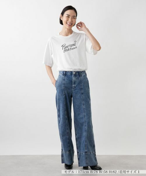 NEMIKA / ネミカ デニムパンツ | ワイドストレートデニムパンツ【RAG&BONE】 | 詳細1