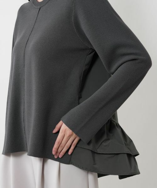 NEMIKA / ネミカ ニット・セーター | バックティアードプルオーバー【torrazzo donna】 | 詳細13