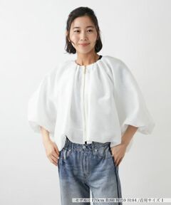 NEMIKA / ネミカ テーラードジャケット | ギャザージップブルゾン【NEMIKA】