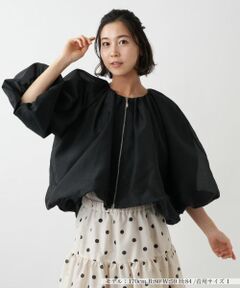 NEMIKA / ネミカ テーラードジャケット | ギャザージップブルゾン【NEMIKA】