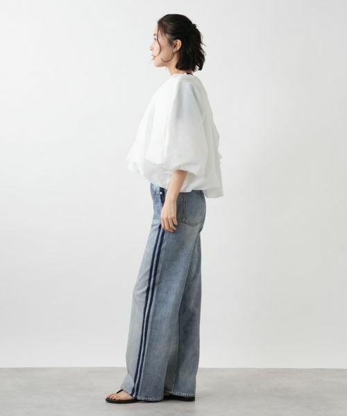 NEMIKA / ネミカ テーラードジャケット | ギャザージップブルゾン【NEMIKA】 | 詳細2