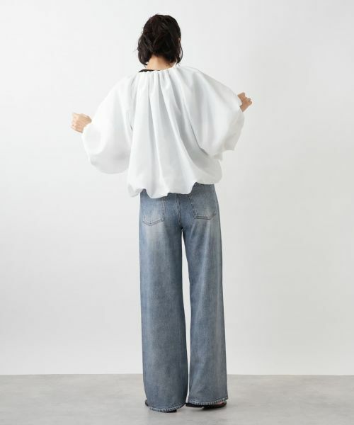 NEMIKA / ネミカ テーラードジャケット | ギャザージップブルゾン【NEMIKA】 | 詳細3