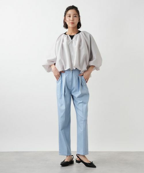 NEMIKA / ネミカ テーラードジャケット | ギャザージップブルゾン【NEMIKA】 | 詳細4