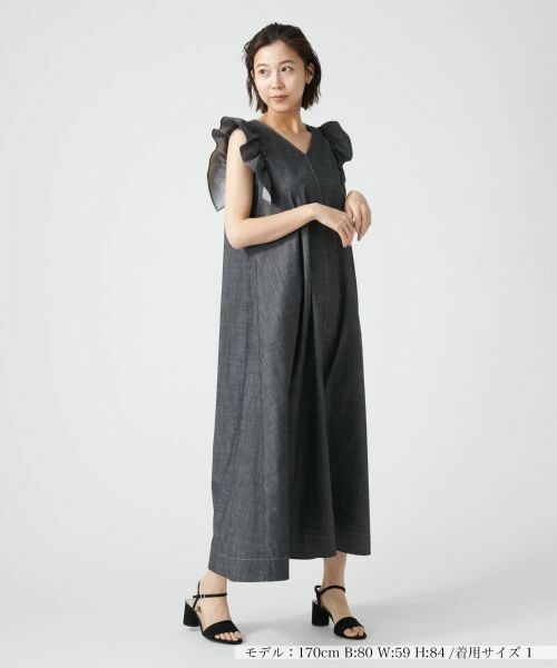 NEMIKA / ネミカ ドレス | フリルスリーブワンピース【NEMIKA】 | 詳細1