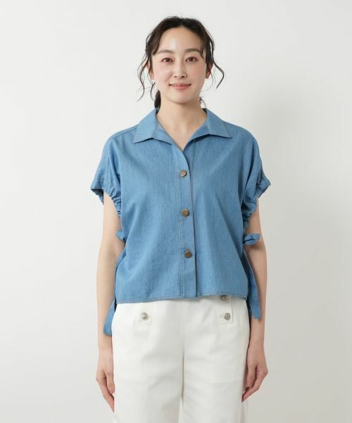 NEMIKA / ネミカ シャツ・ブラウス | スリーブリボンシャツ【NEMIKA】 | 詳細4