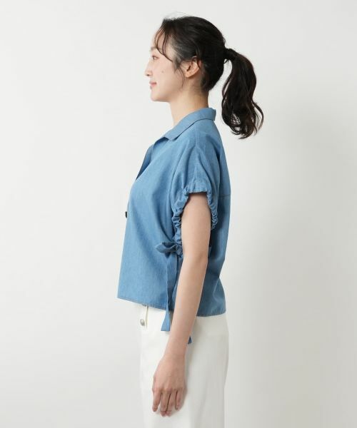NEMIKA / ネミカ シャツ・ブラウス | スリーブリボンシャツ【NEMIKA】 | 詳細5