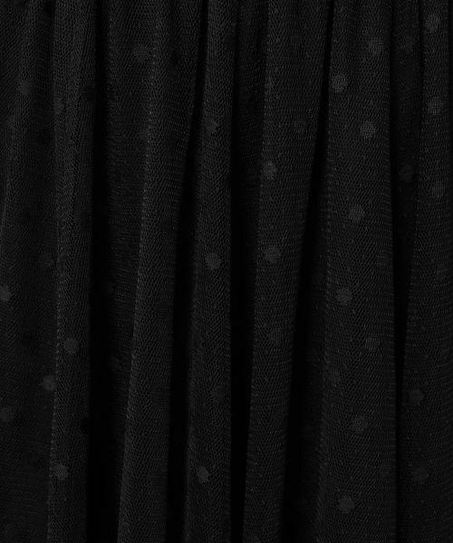 NEMIKA / ネミカ ミニ・ひざ丈スカート | ドットチュールフレアスカート【NEMIKA】 | 詳細14