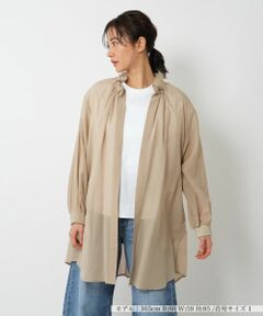 NEMIKA / ネミカ その他アウター | フリルネックシアージャケット【NEMIKA】