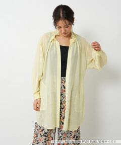 NEMIKA / ネミカ その他アウター | フリルネックシアージャケット【NEMIKA】