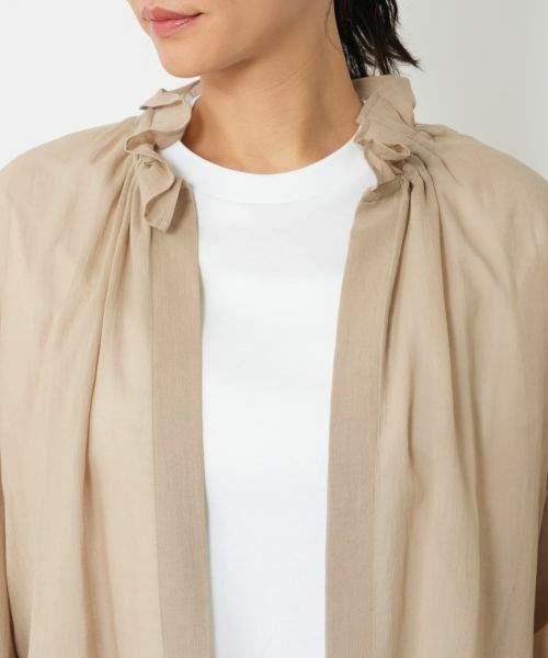 NEMIKA / ネミカ その他アウター | フリルネックシアージャケット【NEMIKA】 | 詳細13