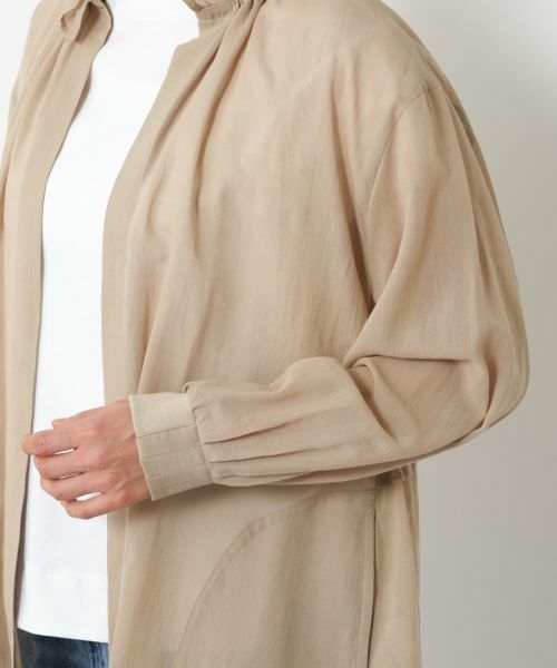 NEMIKA / ネミカ その他アウター | フリルネックシアージャケット【NEMIKA】 | 詳細15