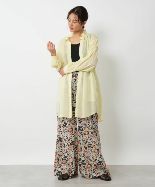 NEMIKA / ネミカ その他アウター | フリルネックシアージャケット【NEMIKA】 | 詳細4