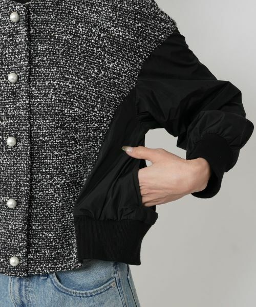 NEMIKA / ネミカ テーラードジャケット | 異素材切り替えジャケット【NEMIKA】 | 詳細10
